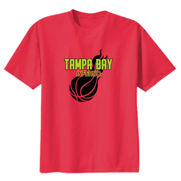 Tampa Bay Inferno Youth Heavy Cotton 100% Cotton T Shirt Thumbnail