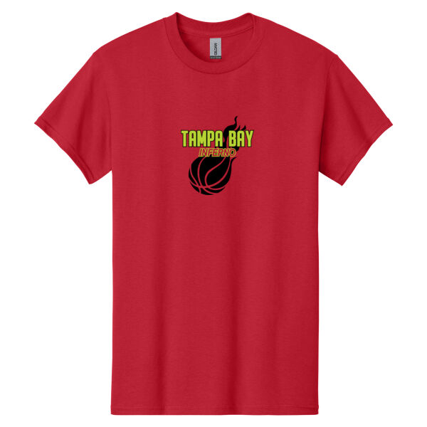 Tampa Bay Inferno Heavy Cotton 100% Cotton T Shirt Thumbnail