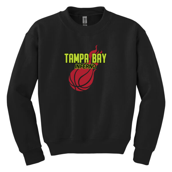 Tampa Bay Inferno Youth Heavy Blend Crewneck Sweatshirt -18000B Thumbnail